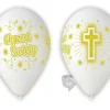 CHRZEST ŚWIĘTY 12 cali balony 5 szt Gemar białe