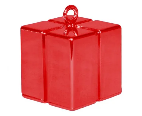 Ciężarek do balonów PREZENT czerwony 120 gram