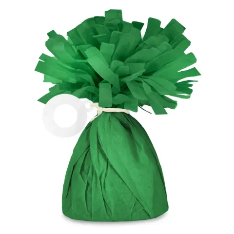 Ciężarek do balonów CUKIEREK papierowy 140g zielony