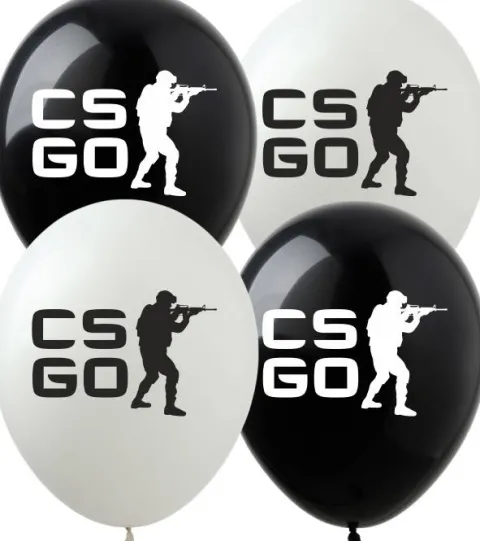 Counter-Strike CS:GO balon gumowy z nadrukiem 1 szt. mix