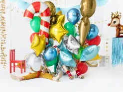 Cukrowa laska balon foliowy świąteczny 50x82 cm