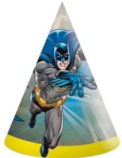 Czapeczki papierowe Batman 6 szt.