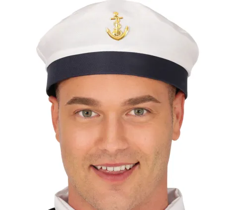 Czapka Marynarza Kapitana z kotwicą Guirca