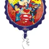DC Superhero Girls Wonder Woman Supergirl & Batgirl okrągły balon foliowy 71 x 71cm