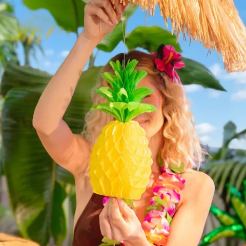 Dekoracja wisząca honeycomb Ananas 1 szt.