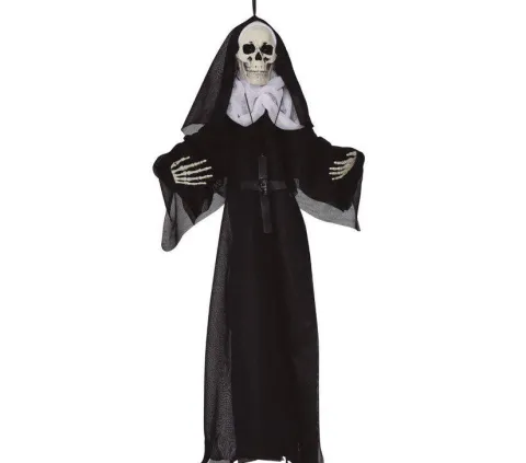 Dekoracja wisząca Kościotrup Strach szkielet halloween ZAKONNICA