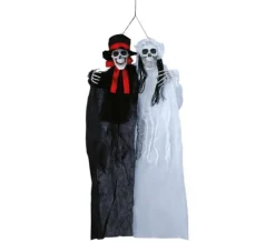 Dekoracja wisząca Kościotrup Strach szkielet halloween PARA MŁODA