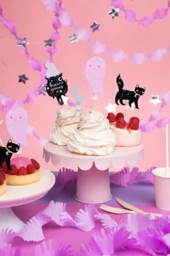 Dekoracje do muffinek pikery Halloween mix 6 szt.