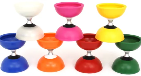 Diabolo Tornado z ŁOŻYSKIEM kolor RÓŻOWE Mr Babache