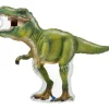 Dinozaur realistyczny zielony balon foliowy 37 cali