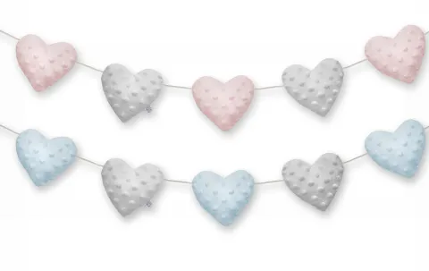 Dream Pillows girlanda pluszowa AKSON serca