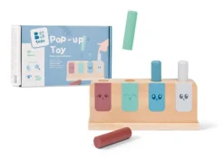 Drewniana gra zręcznościowa patyczki Pop-up BS Toys