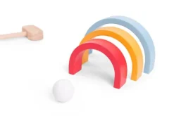 Drewniany zestaw do gry w golfa BS Toys