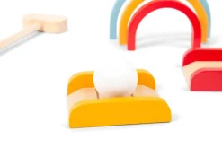 Drewniany zestaw do gry w golfa BS Toys