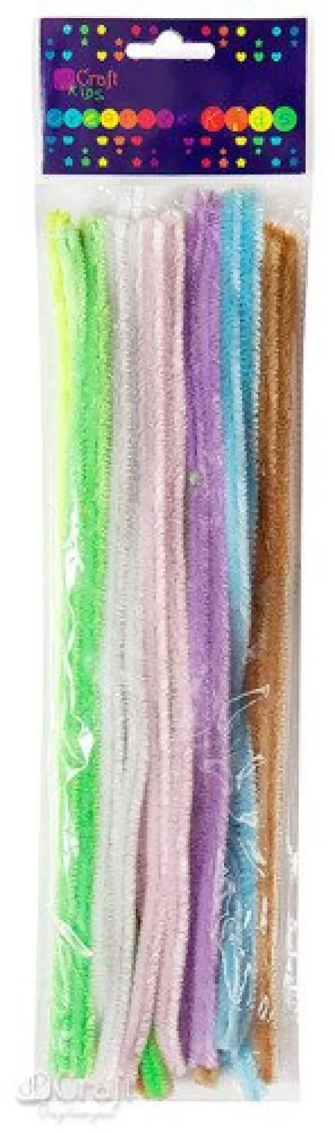 Druciki kreatywne PASTEL 30 cm 25 szt.