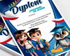 Dyplom pasowania na ucznia do uzupełnienia 1 szt.
