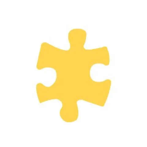 Dziurkacz ozdobny PUZZLE 3,7 cm