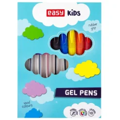 Żelopisy Easy Glitter 10 kolorów