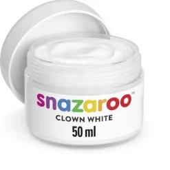 Farba biała Biel Klauna Snazaroo 50ml