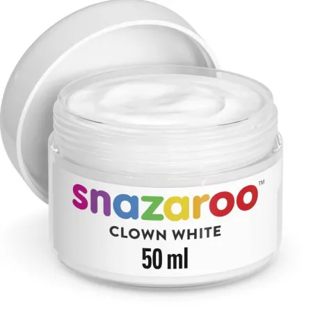 Farba biała Biel Klauna Snazaroo 50ml