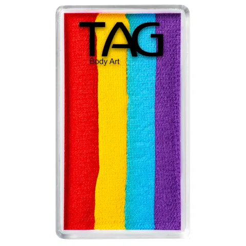 Farba do malowania twarzy i ciała TAG Body Art Split Cake Rainbow Four 1 szt.