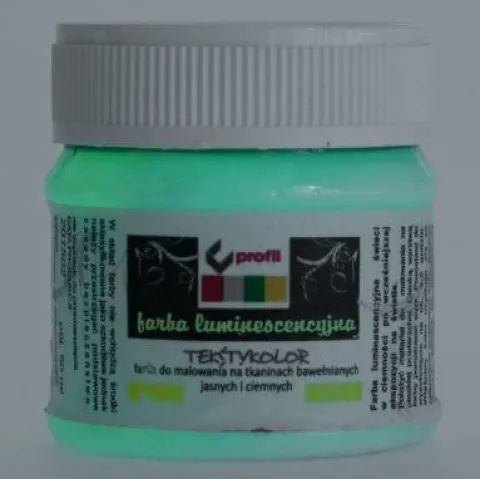 Farba do tkanin FOSFOROWA luminescencyjna PROFIL
