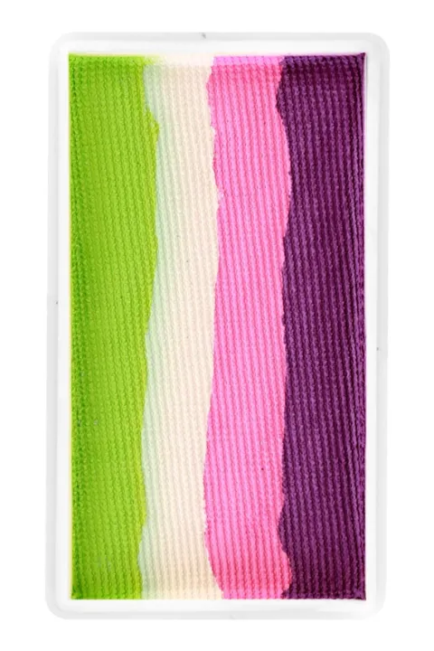 Farba do twarzy Split Cake 28g ORCHID/PINK CANDY/WHITE/LIME GREEN PartyXplosion