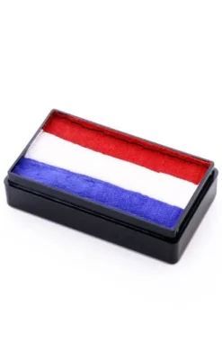 Farba do twarzy Split Cake 28g RED/ WHITE/ BLUE PartyXplosion