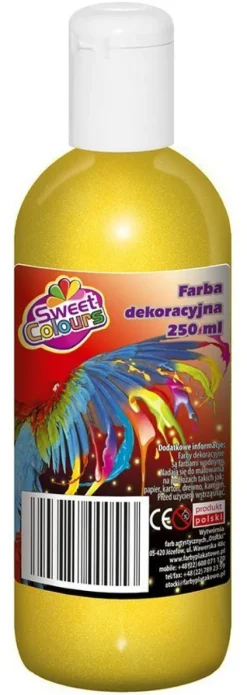 Farba plakatowa metaliczna złota srebrna OTOCKI 250ml