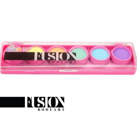 Farby do twarzy Paleta FUSION Body Art Lodie Up Pastels Delights