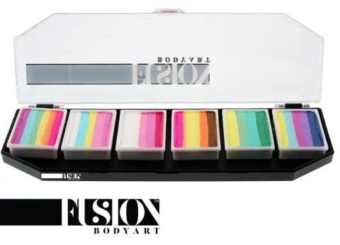 Farby do twarzy Split Cake FUSION Lodie up Cute Pastel Rainbow