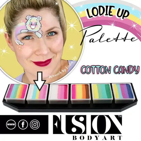 Farby do twarzy Split Cake FUSION Lodie up Cute Pastel Rainbow