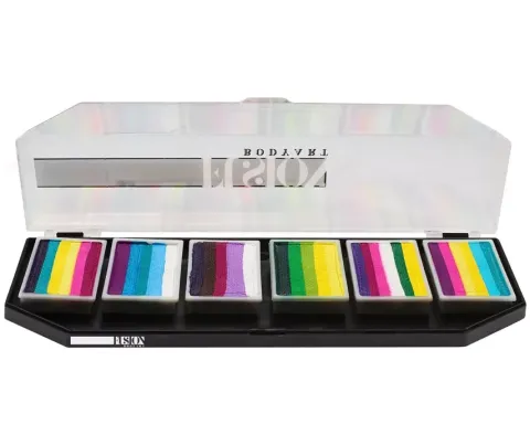 Farby do twarzy Split Cake Paleta FUSION Body Art Leanne's Pretty Rainbow
