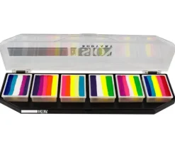 Farby do twarzy Split Cake Paleta FUSION Body Art Leanne's Tropical