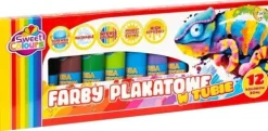 Farby Plakatowe 12 kolorów OTOCKI 12x30 ml w tubkach
