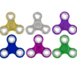 Fidget Spinner Srebrny - zabawka zręcznościowa