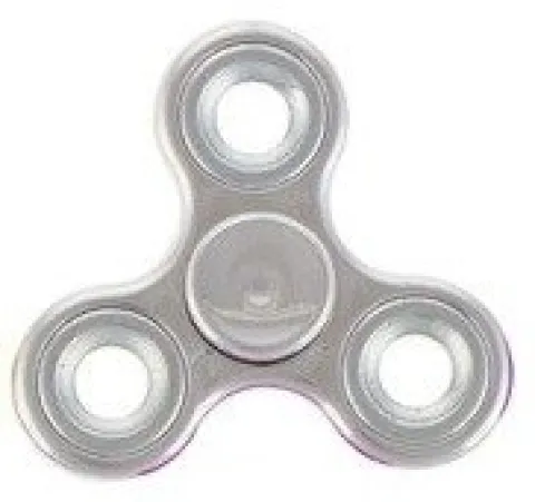 Fidget Spinner Srebrny - zabawka zręcznościowa