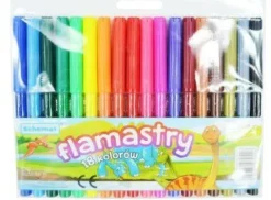 Flamastry pisaki 18 kolorów Schemat