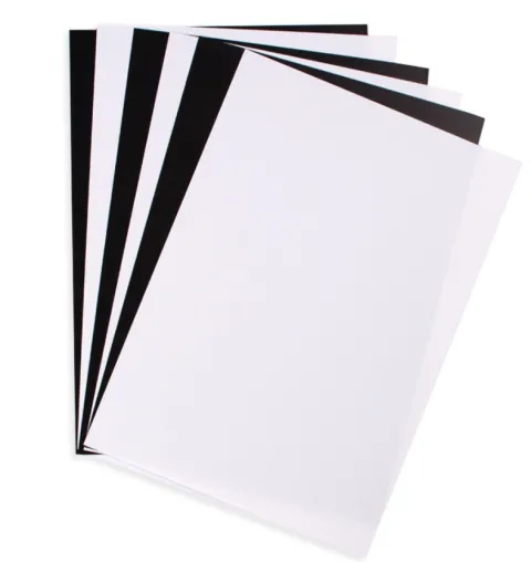 Folia termokurczliwa Shrink Biała&Czarna 6 szt.