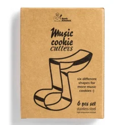 Foremki na ciastka MUZYCZNE 6 szt.