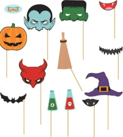 Foto rekwizyty HALLOWEEN 12 szt