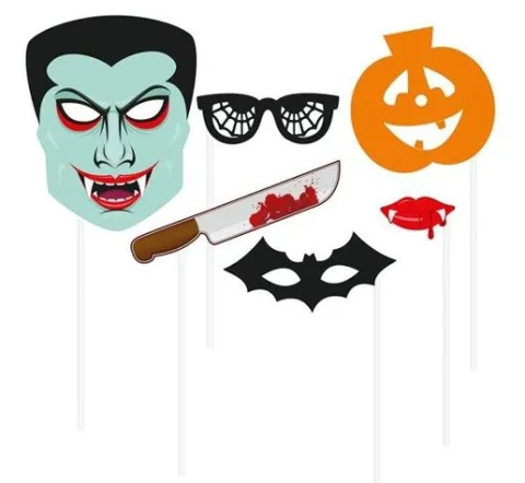 Foto rekwizyty HALLOWEEN 6 szt