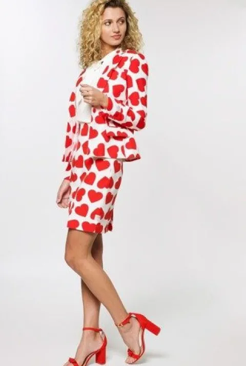 Garnitur damski QUEEN OF HEARTS zestaw