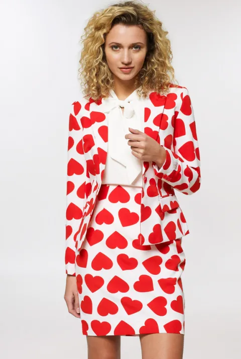 Garnitur damski QUEEN OF HEARTS zestaw