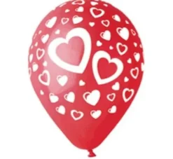 Gemar 12 cali 5 szt Serduszka balony