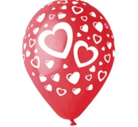 Gemar 12 cali 5 szt Serduszka balony