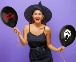 Gemar 12 cali 5 szt Straszne Halloween balony gumowe z nadrukiem