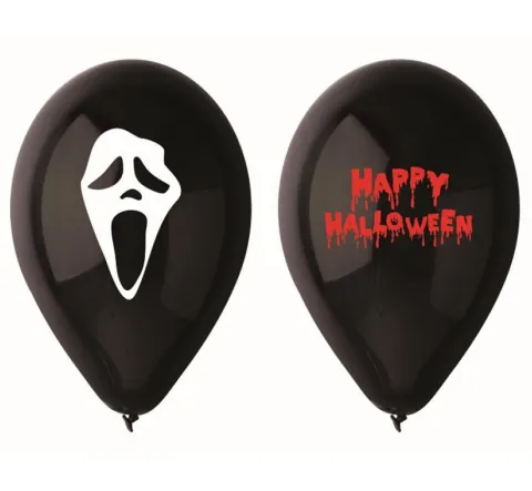 Gemar 12 cali 5 szt Straszne Halloween balony gumowe z nadrukiem
