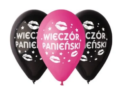 Gemar 12 cali 5 szt Wieczór Panieński balony