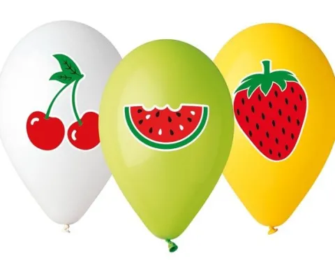 Gemar balony 13" OWOCE 5 szt